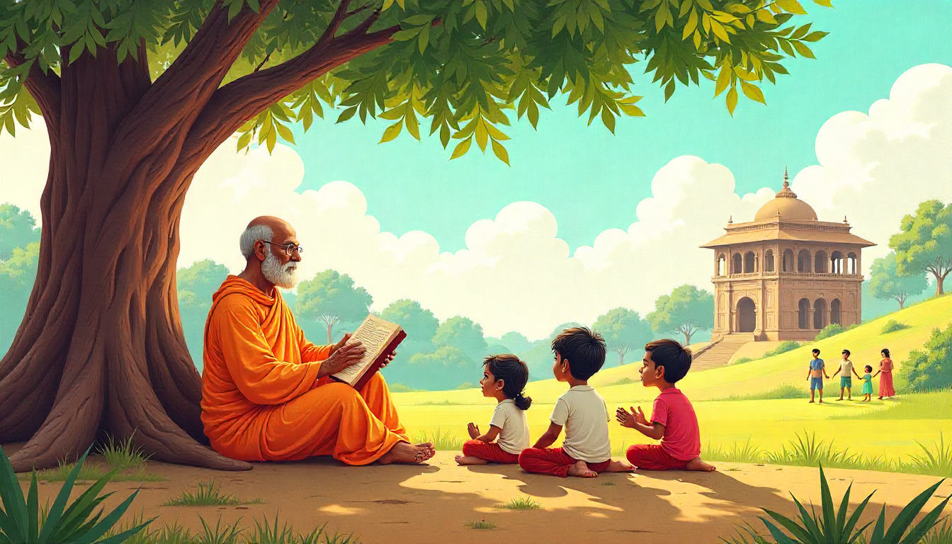 Depiction of social reform and humanitarian service in Vivekananda History.